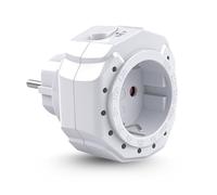 Jadeshay Temporizador Enchufe,12 Horas Enchufe con Temporizador Cuenta Regresiva 12 Rangos de Tiempo Configurar con Indicador LED 16A 3680W para Gestión de Electrodoméstic,Botón de ON/Off y Set