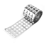 Jadeshay Tira de Níquel,1 Metro Cinta Niquel de Batería Tiras de Níquel para 18650 Paquete de Baterías AA Soldadura de Punto y Conectar Baterías (0.15 * 107.5mm)
