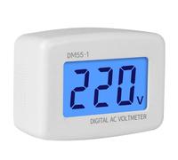 Jadeshay Voltímetro Digital,AC110-300V 50Hz Voltímetro de CA Alta Precisión 230V Medidor de Monitoreo de Voltaje para Electrodomésticos,Medidor de Tensión Enchufe EU con Pantalla LCD Retroiluminación