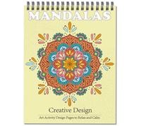 Jadeso Libro Colorear Adultos, 30 Patrones y Diseños únicos De Mandalas, Libro Para Colorear Adultos, Libros De Colorear Para Adultos, Encuadernación Espira, Tamaño A4