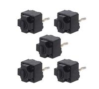 JADEWaa 5 botones de interruptor Hot Plug EVQP0E07K para Deathadder NAGA para IO1.1 G500 Fretting Gaming Skate Feet Pad Edge Sticker Receptor Adaptador Removedor de Teclas Laterales