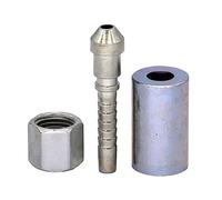 JADEWaa Juego de conectores profesionales de montaje de manguera de alta presión, accesorios de inserción de manguera de alta presión, accesorios de coche