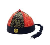 JADEWaa Sombrero oriental chino para adultos y adolescentes, dinastías, chino antiguo para drama, disfraz, festival, fiesta, disfraz, Dynastyhat accesorios para fotos, sombrero de juego de rol