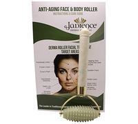 JADIENCE Jade Pierre Aiguille Rodillo de Masaje para la Cara Con Agujas de Jade. Relajante Natural & Antiarrugas