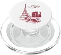 J'Adore Paris I Love Paris Francia Europa Vacaciones Mujeres Chica PopSockets PopGrip para MagSafe
