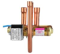 Jadpes 4 Válvula de Cuatro vías Aire, Válvula de Cuatro vías de CA, Aire Acondicionado Válvula de inversión de Cuatro vías Servicio de refrigeración Accesorio de Mantenimiento(1P)