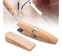 Jadpes Abrazadera de joyería de Made, e fabricación de Joyas, Herramienta de sujeción de joyería de Madera Profesional Soporte de Anillo Herramienta Manual de fabricación de Joya