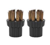 Jadpes Cabezal de Cepillo de fregona de Vapor Multifuncional, 2 Piezas Accesorios de Piezas de Repuesto de Cabezal de Cepillo de latón Aptos para cepillos metálicos portátiles St