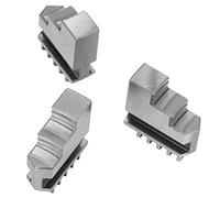 Jadpes Mandril de mandíbula Exterior, Mandril de Torno de mandíbula Exterior autocentrante, 3 Piezas K11-80 Mandril de Mandril autocentrante de Tres mordazas Piezas de Torno de Meta