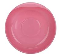 Jadpes Plato Redondo Redondo Rojo, Cuidado de Ancianos Placa a Prueba de derrames con Base de Ventosa Vajilla Antideslizante para Comida Independiente, Ayuda para la alimentación