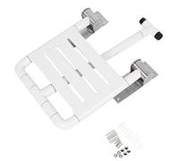 Jadpes Sillas de Inodoro, sillas montadas en la Pared,Taburete de ba, Asiento de Ducha Plegable montado en la Pared Taburete de ba Silla de Asiento de Ducha Plegable para Anciano