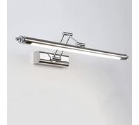 Jadssox Barra de luz de espejo de baño LED Lámpara de tocador lineal de tira ajustable, lámparas de espejo de baño de pared Luces delanteras de espejo de baño que se ajustan sobre el espejo, iluminaci