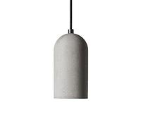 Jadssox Lámpara Colgante Industrial de Techo Colgante de Cemento, Luces de Techo Colgantes de Sombra cilíndrica para Dormitorio, mesita de Noche, Comedor, Isla de Cocina, Accesorio de iluminación con