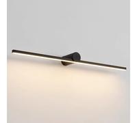 Jadssox Luces De Imagen LED Barra De Luz De Tocador Negra Accesorio De Lámpara De Baño Lineal Sobre Espejo, Apliques De Pared De Tocador Minimalistas Para Baño Dormitorio Tocador Lámparas De Pared Con