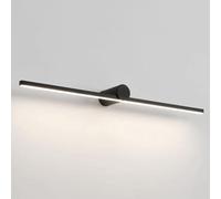 Jadssox Luces De Imagen LED Barra De Luz De Tocador Negra Accesorio De Lámpara De Baño Lineal Sobre Espejo, Apliques De Pared De Tocador Minimalistas Para Baño Dormitorio Tocador Lámparas De Pared Con
