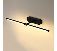 Jadssox Luz de imagen lineal for pared, accesorio de iluminación LED for baño sobre espejo, lámparas de espejo de tocador minimalistas Luces de póster, lámpara de imagen for gabinete(60cm)