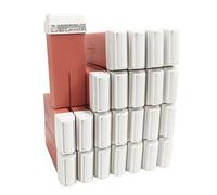 JaDy Cera Depilatoria Roll On Titanio Rosa 100 ml - Pack 24 Cartuchos - Cera Profesional para Depilación con Bandas - Piel Sensible - Uso Estética y Peluquería