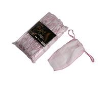 JaDy - Tangas Desechables Mujer | Ideal para Tratamientos Estéticos y Masajes | Hecho en TNT No Tejido | Pack de 100 Unidades, Blanco - Bordes Rosa, Talla Única