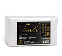 JaDy - Toallas Desechables para Peluquería | Fabricado en Italia | Paquete de 60 Unidades | Tamaño 40 x 70 cm, Color Blanco, 60 unità, Papel