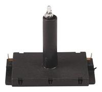 Jäger Glimmlampe III für Taster mit Schließerkontakt, 12V Lámpara para pulsador con Contacto de Cierre, 12 V, Negro, 1