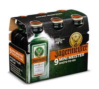 Jägermeister 9-JägerPack 35% Vol. 9x0,02l