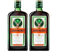 JÄGERMEISTER - Licor de Hierbas 700 ml, con 56 Ingredientes Naturales (Paquete de 2)
