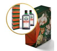 JÄGERMEISTER - Licor de Hierbas Pack 2 x 700 ml + Juego Meister Bricks, con 56 Ingredientes Naturales