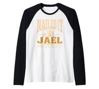 Jael Judges 4 Nailed It Wanted Heroic Deeds Christian Bible Camiseta Manga Raglan
