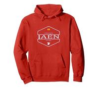 Jaen - Andalucia - España Sudadera con Capucha, Unisex para Adultos, Rojo, M