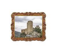 Jaén España imán nevera recuerdo viaje 3D nevera decoración magnética etiqueta engomada artesanía colección