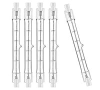 Jaenmsa Bombilla Halógena R7S 150w,230V 1500lm Regulable R7s Bombillas Halógenas R7S 118mm,J118 T3 LED R7S Alternativa,2700K Bombilla Lineal de Doble Cabezal,Para Campana de Cocina,5 Paquetes