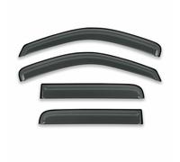 Jaeooai Deflectores de viento para ventana coche, parasol para lluvia, 4 unidades, color negro, para Mitsebishi 2015-2018, para Triton Double Cab