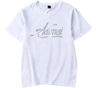 JAFCUE Europa Y América Josiah Queen Retro Print tee, Cuello De Tripulación Clásico De Manga Corta, Ropa De Calle Casual para Adultos (5,L)
