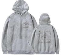 JAFCUE Europa Y América Josiah Queen Unisex Estilo Calle Sudadera con Capucha, Sudadera De Manga Larga Impresa Casual para Hombres Y Mujeres(XS-3XL)(4,XXL)