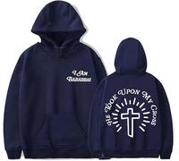 JAFCUE Josiah Queen Merch Sudadera con Capucha, Sudadera Vintage Impresa 2D, Unisex Hip Hop Harajuku Streetwear(XS-3XL)(3,XXL)