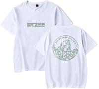JAFCUE Josiah Queen Retro Print tee, Cuello De Tripulación Clásico De Manga Corta, Ropa De Calle Casual para Adultos (3,L)
