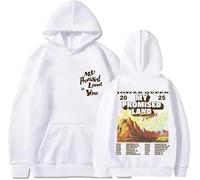 JAFCUE Primavera Y Otoño Josiah Queen Unisex Estilo Calle Sudadera con Capucha, Sudadera De Manga Larga Impresa Casual para Hombres Y Mujeres(1,XS)