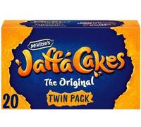 Jaffa Cakes - Paquete de 20 galletas originales "A symphony of flavors" (4 unidades), diseño de galletas sabrosas y retorcidas