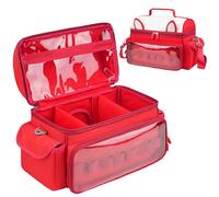 Jaffzora Bolsa para Toniebox Starter Set, Bolsa de Transporte para Toniebox Audio Player Bolsa de Transporte para Tonies Figuras auditivas y Accesorios, Solo Bolsa, Rojo, 12 x 7 x 9 Inches, /