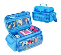 Jaffzora Funda de transporte compatible con el juego de iniciación Toniebox, bonita bolsa de almacenamiento para personajes de Tonies, auriculares y accesorios Tonies, azul (solo bolsa)
