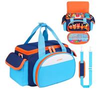 Jaffzora Funda de transporte compatible con Toniebox 2 Starter Set, bonita bolsa de almacenamiento para personajes de Tonies, auriculares y accesorios Tonies, Blue, Organizador de bolsas