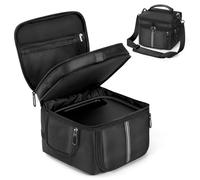 Jaffzora Funda para estaciones eléctricas EcoFlow River 3/Plus - Bolsa impermeable a prueba de golpes con rejillas de ventilación, bolsillos y correa para el hombro para acampar y al aire libre