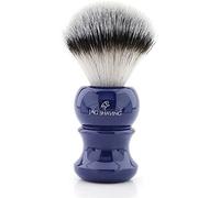 Jag Shaving Brocha de afeitar para cabello con punta plateada con mango de resina