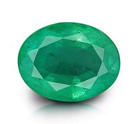 JAGDAMBA GEMS 5.25 Ratti/Zambian Emerald Natural A1 Calidad Lab/Certificado Panna Green Piedra preciosa suelta de esmeralda natural, esmeralda natural, esmeralda, Piedra preciosa suelta de panna