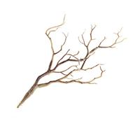 JAGENIE - Árbol seco para decoración de boda con ramas de pavo real y coral de plástico