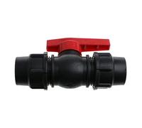 JAGETRADE 20 mm / 25 mm / 32 mm Tubería de Agua Válvula rápida Conector PE Tubo Válvulas de Bola Accesorios