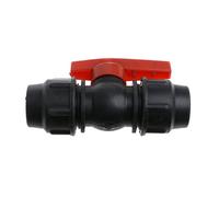 JAGETRADE 20 mm / 25 mm / 32 mm Tubería de Agua Válvula rápida Conector PE Tubo Válvulas de Bola Accesorios