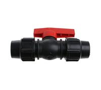 JAGETRADE 20 mm / 25 mm / 32 mm Tubería de Agua Válvula rápida Conector PE Tubo Válvulas de Bola Accesorios