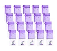 Jagowa 20 bolsas vacías de lavanda, bolsas de lavanda secas, ambientadores de armario, fragancias para cajones, bolsitas moradas