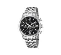 JAGUAR Reloj Hombre Analógico de Acero Inoxidable 316l Plateado - Movimiento de Cuarzo - Cronógrafo - Calendario - Cristal Zafiro de Alta Resistencia - Resistente al Agua 10 ATM J963/4 Acamar